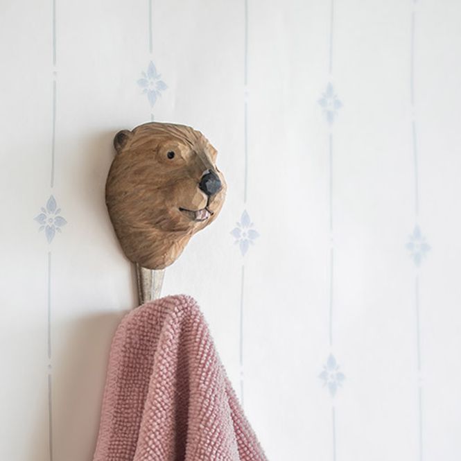 Hovedbilde Håndspikket knagg. Bever. 