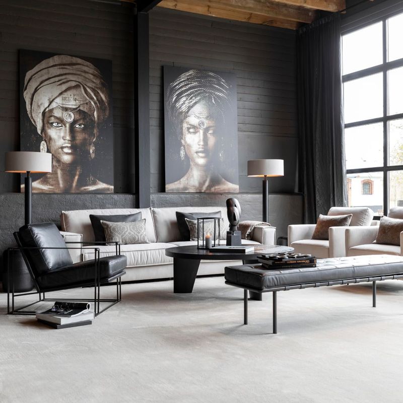 Artwood Bellagio skinnstol Sort