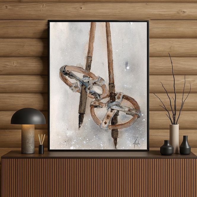 Hovedbilde Kunstplakat  «Staver» 50x70 NordicWild 