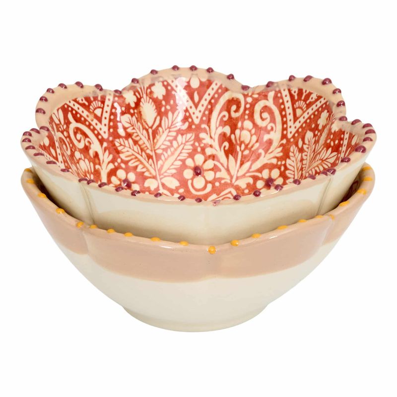 Aris Clay Scalloped Bowl Liten Ø14 cm 