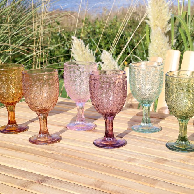 Hovedbilde Saint-Émilion Vinglass m. mønster 6 pk 