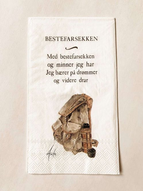 Hovedbilde Serviett Buffet “Bestefarsekken”