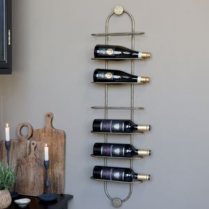 Hovedbilde Vinholder til vegg - messing 