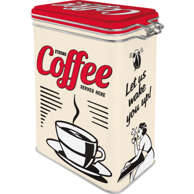 Strong Coffee Served Here