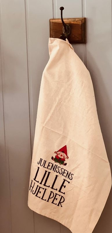 Kjøkkenhåndkle - Julenissens Lille Hjelper