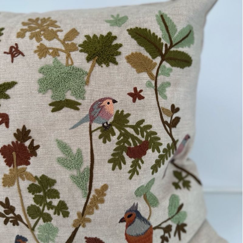 Brodert putetrekk ORNITHO
