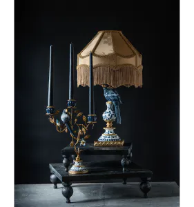 Hovedbilde Lysestake Papeg&oslash;ye Bl&aring; GullBlad