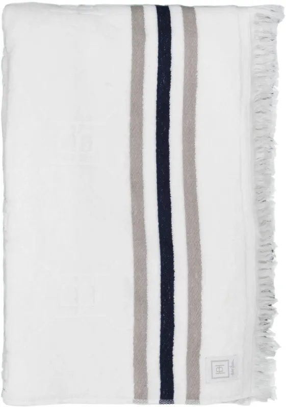 Halvor Bakke Mølen håndkle 100x180  white