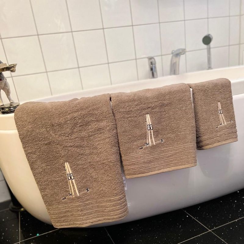 Skihåndkle Mocca